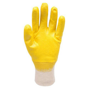 Pracovné rukavice pogumované veľ. 9, bavlna/nitril