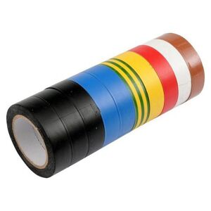 Páska izolačná PVC 19 x 0,13 mm x 20 m 10 ks farebné